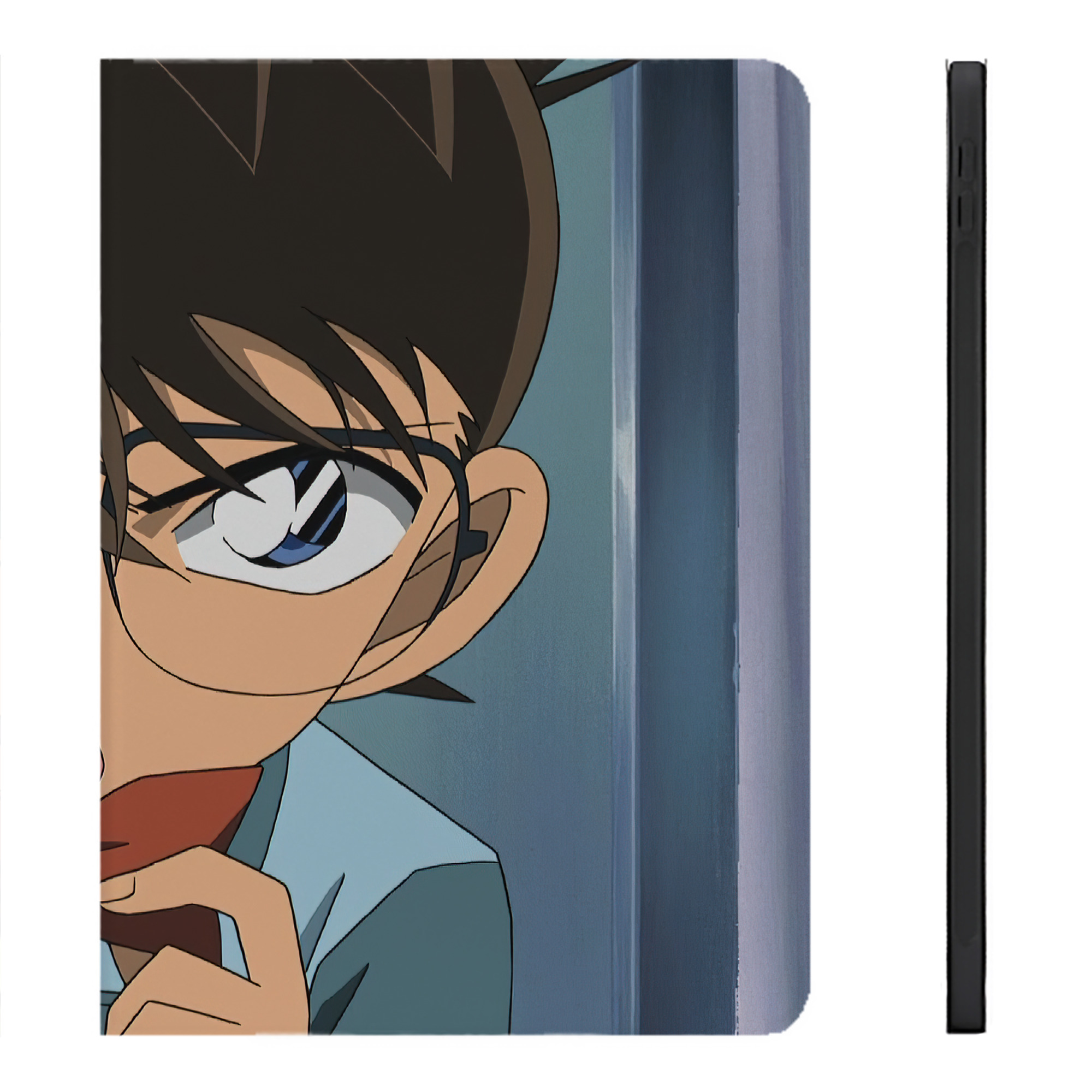 （画像用） 名探偵コナン Detective Conan IPadケース ペンホルダー付き ブックスタイルデザイン